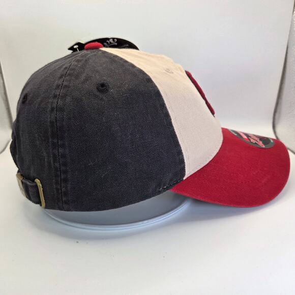 NC State Wolfpack Hat Zephyr Claspback Cap NWT Red Black College Cotton - Picture 4 of 10
